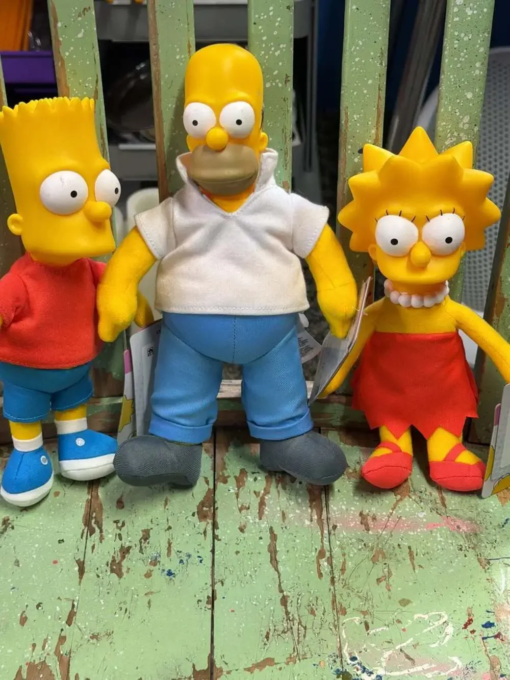 The Simpsons Basic Plush 3-Piece Set - Bart, Homer, and Lisa